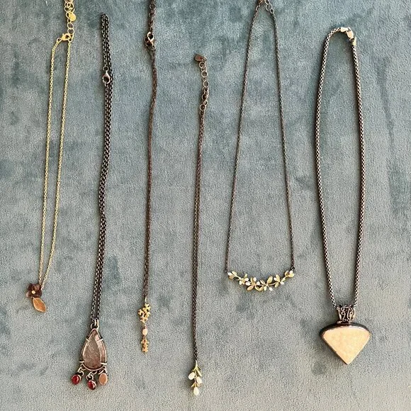 Stunning OOAK Designer Oxidized Silver Sabine Sjostrand 'EON DSGN' Necklace - Picture 5 of 8